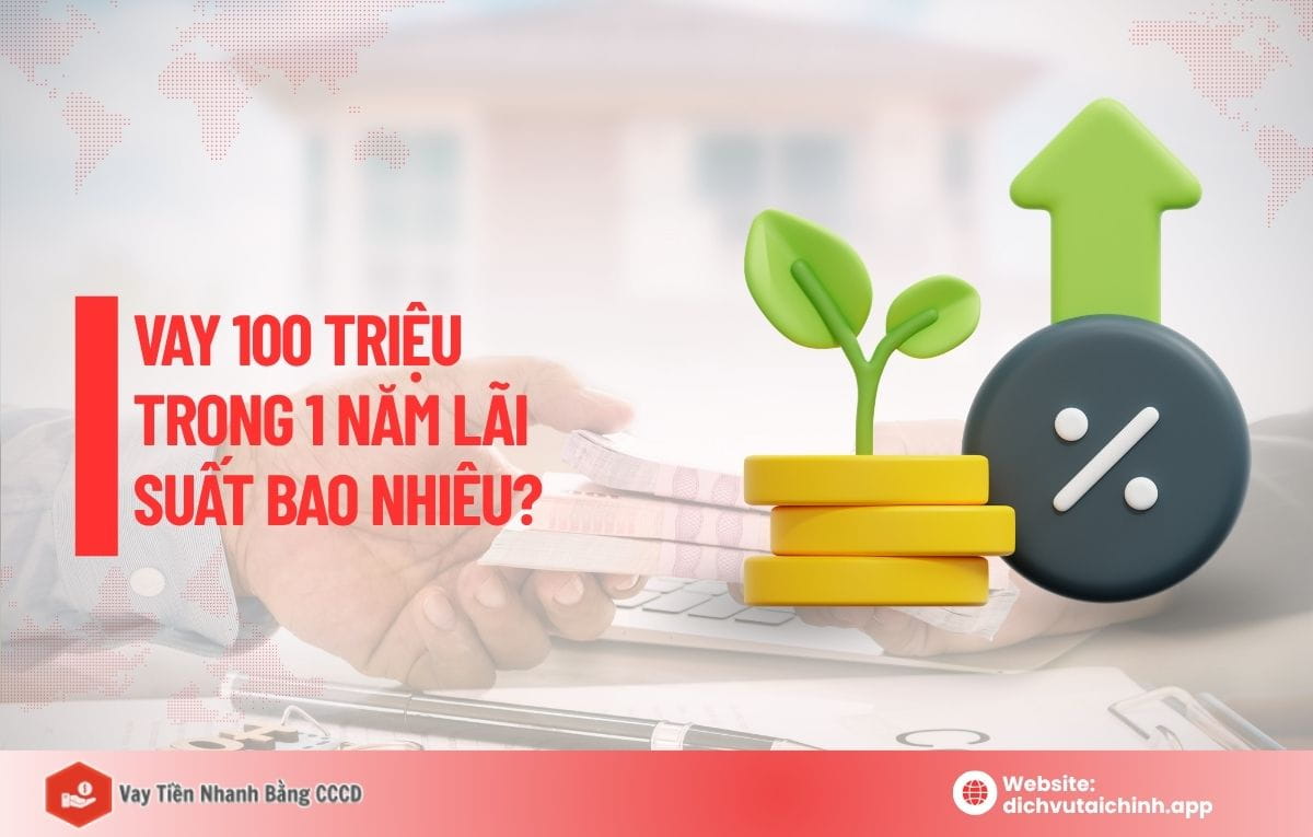 vay 100 triệu lãi suất bao nhiêu 1 năm