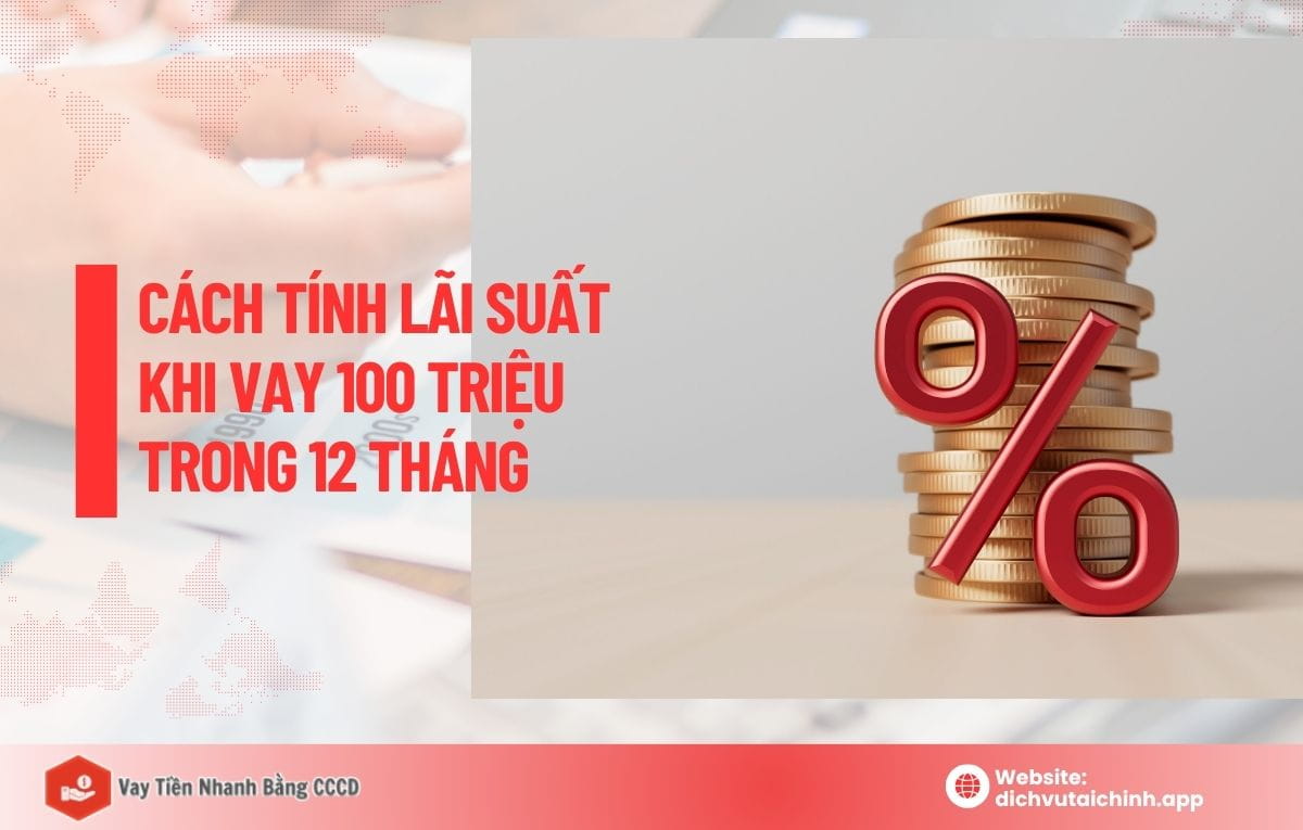 vay 100 triệu lãi suất bao nhiêu 1 năm