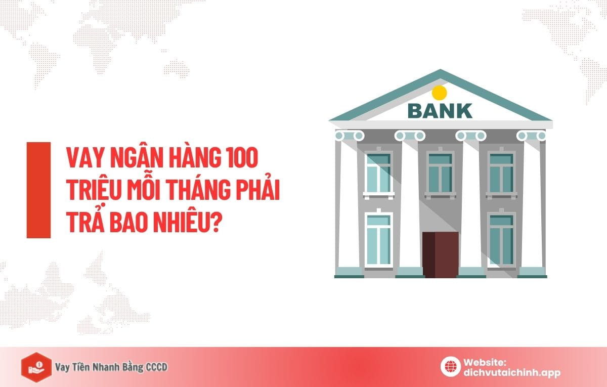vay ngân hàng 100 triệu lãi suất bao nhiêu