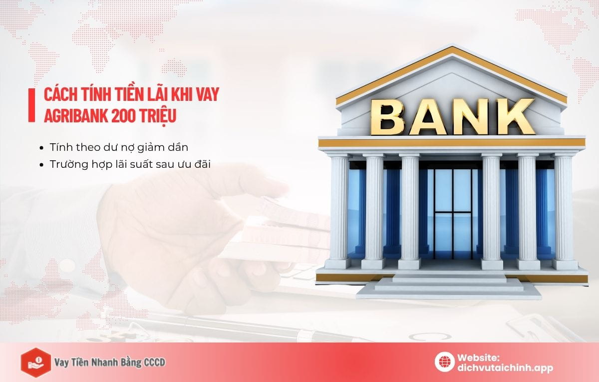 vay ngân hàng agribank 200 triệu lãi suất bao nhiêu