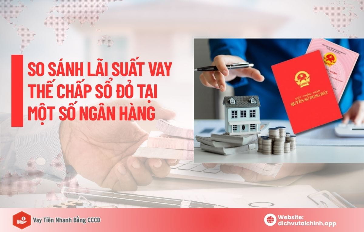 Vay thế chấp sổ đỏ lãi suất bao nhiêu